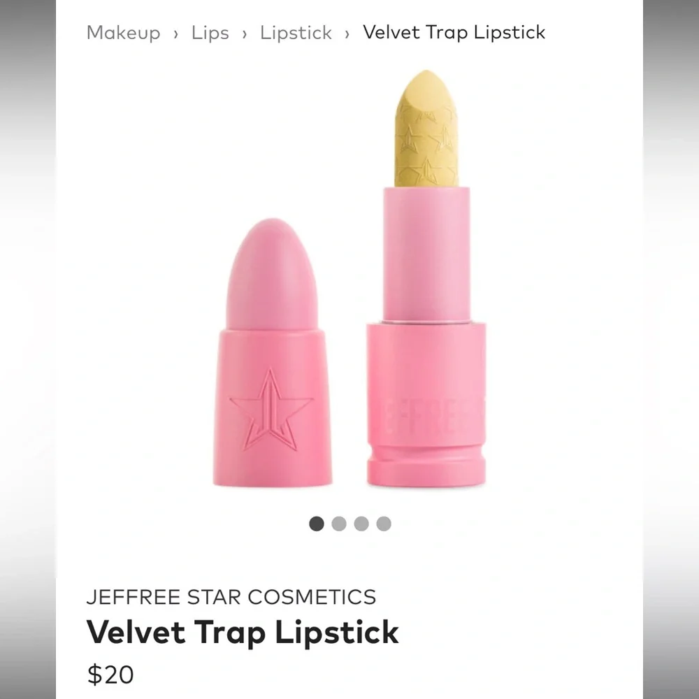 JEFFREE STAR COSMETICS Velvet Trap Lipstick in Easter Sunday (pastel yellow)